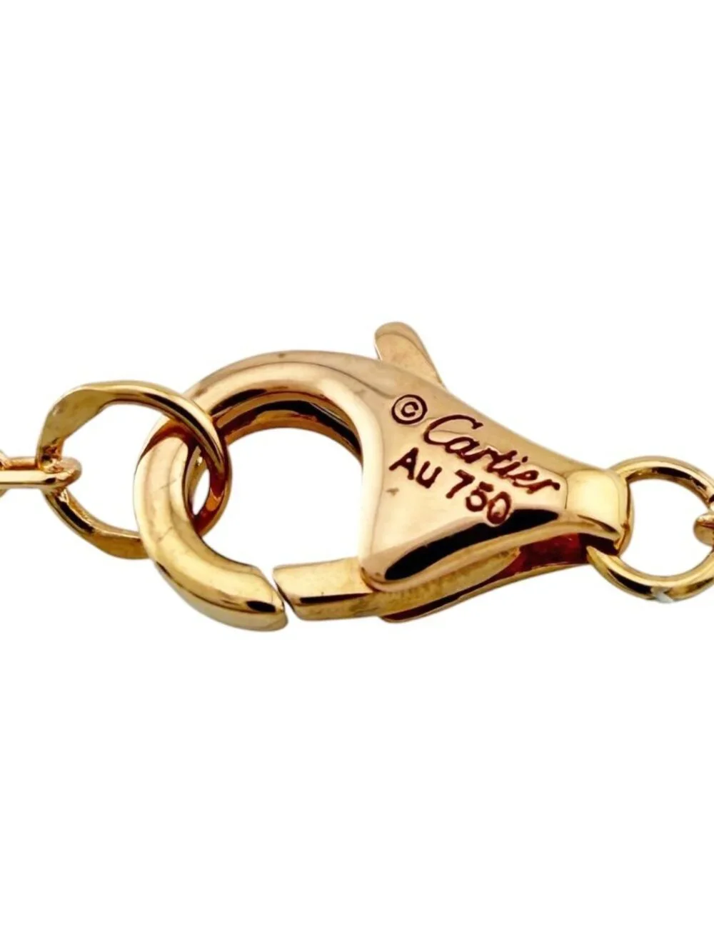 Cartier Juste un Clou Necklace 18k Pink Gold Diamond Vintage